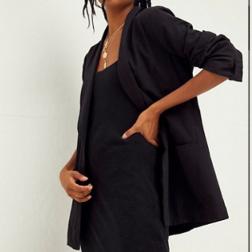 Free people cotton blazer nwt